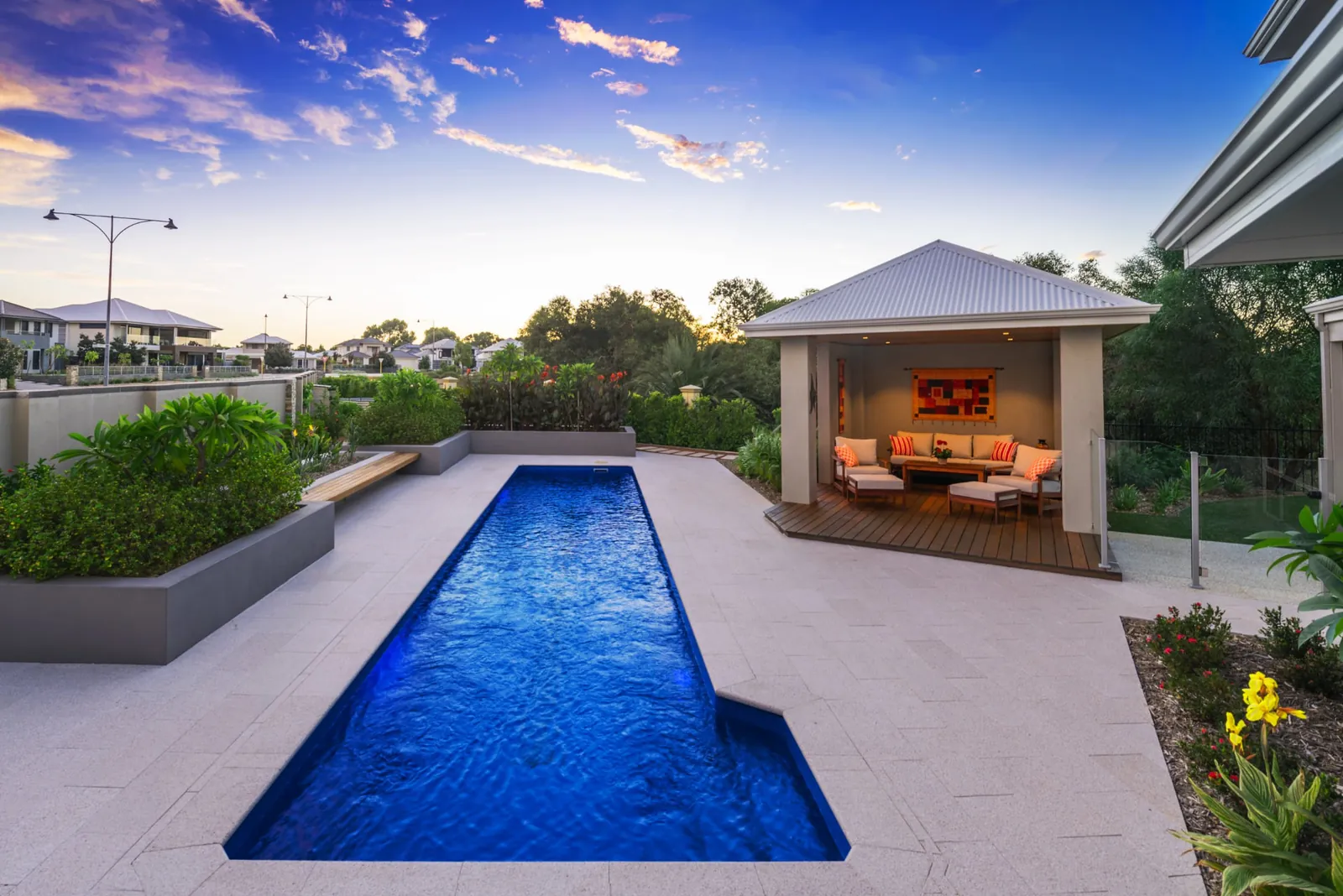 Freedom Pools Lap Pool 11 fibreglass lap pool